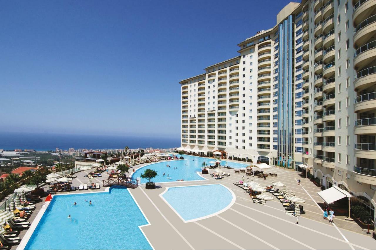 Gold City 1+1 Villa In Free Aquapark Alanya Exterior photo