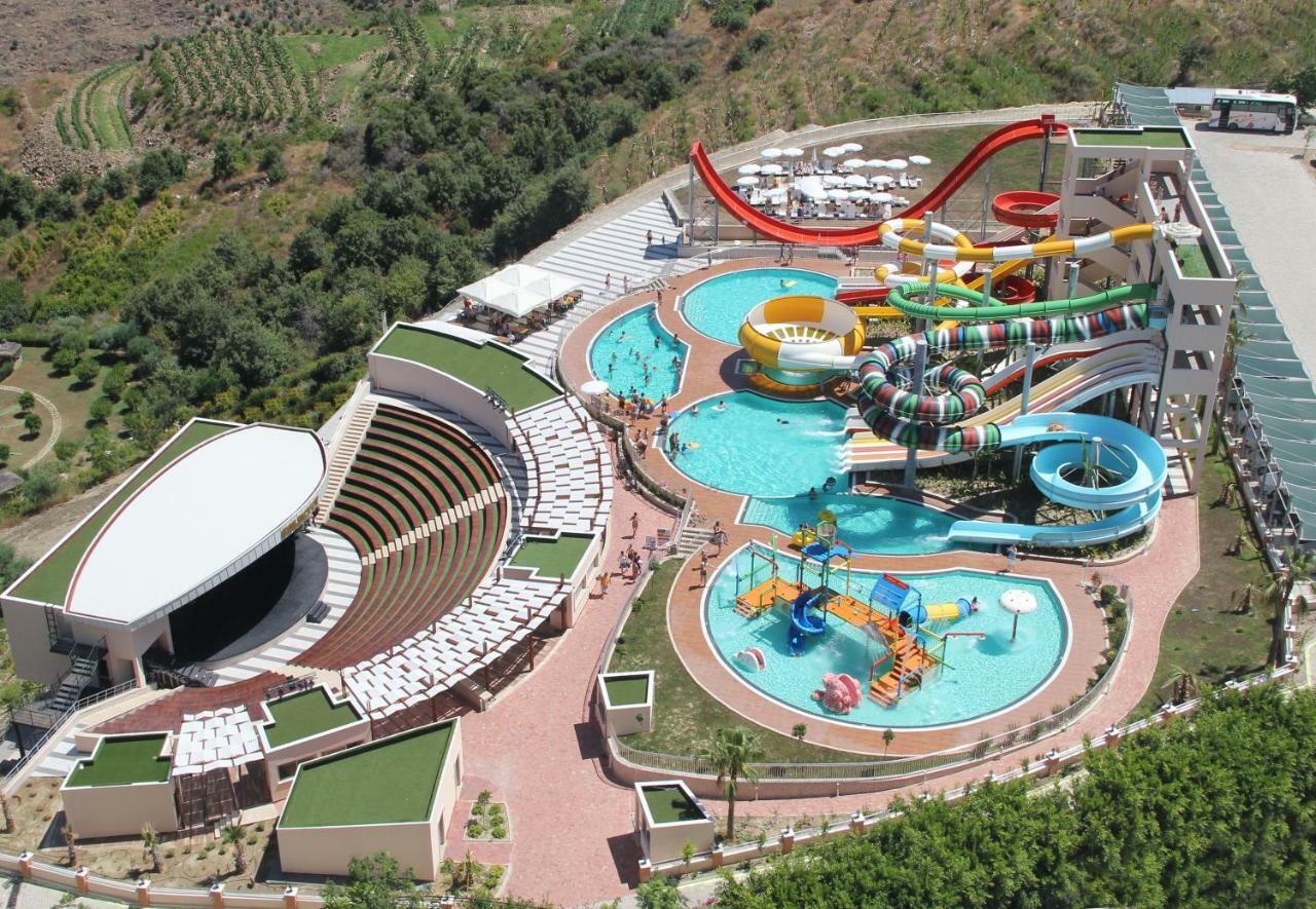 Gold City 1+1 Villa In Free Aquapark Alanya Exterior photo